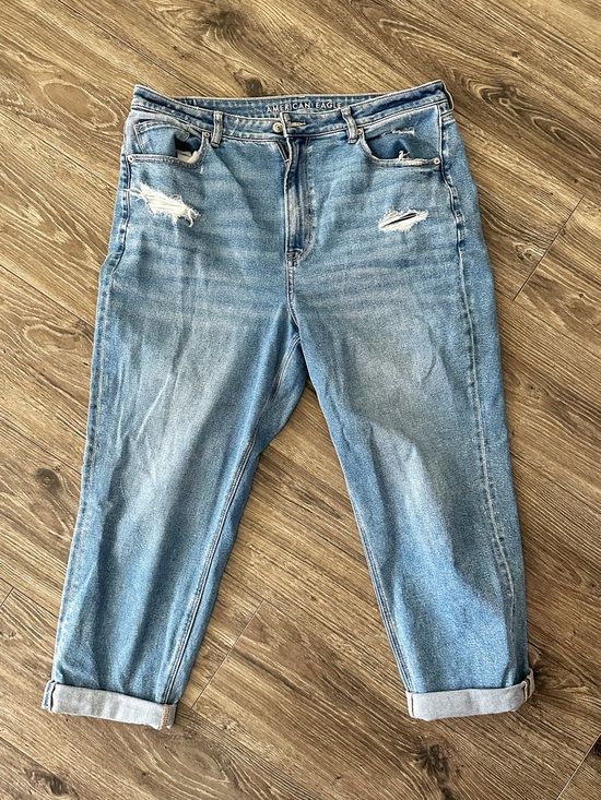 American Eagle Outfitters Denim - American Eagle Outfitters Light Blue Ripped Boyfriend Jeans